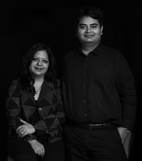 Vikas and Pooja Bansal, founders of Design Domain